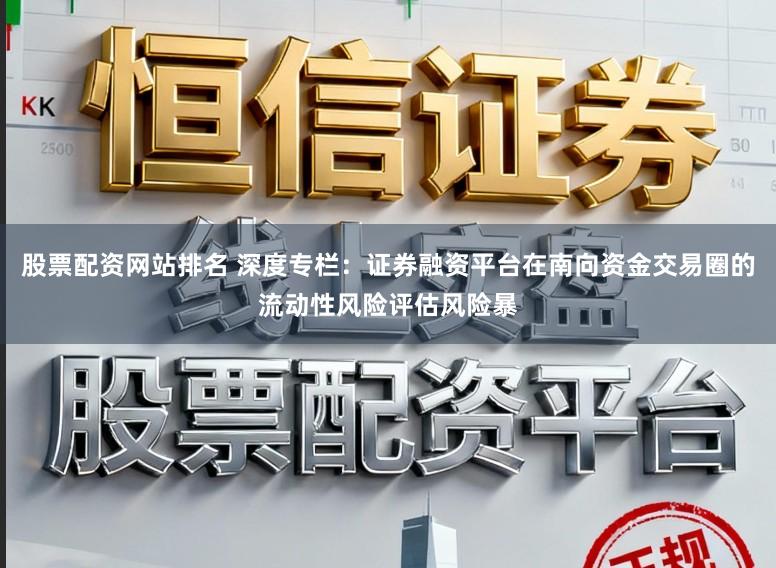 股票配资网站排名 深度专栏：证券融资平台在南向资金交易圈的流动性风险评估风险暴